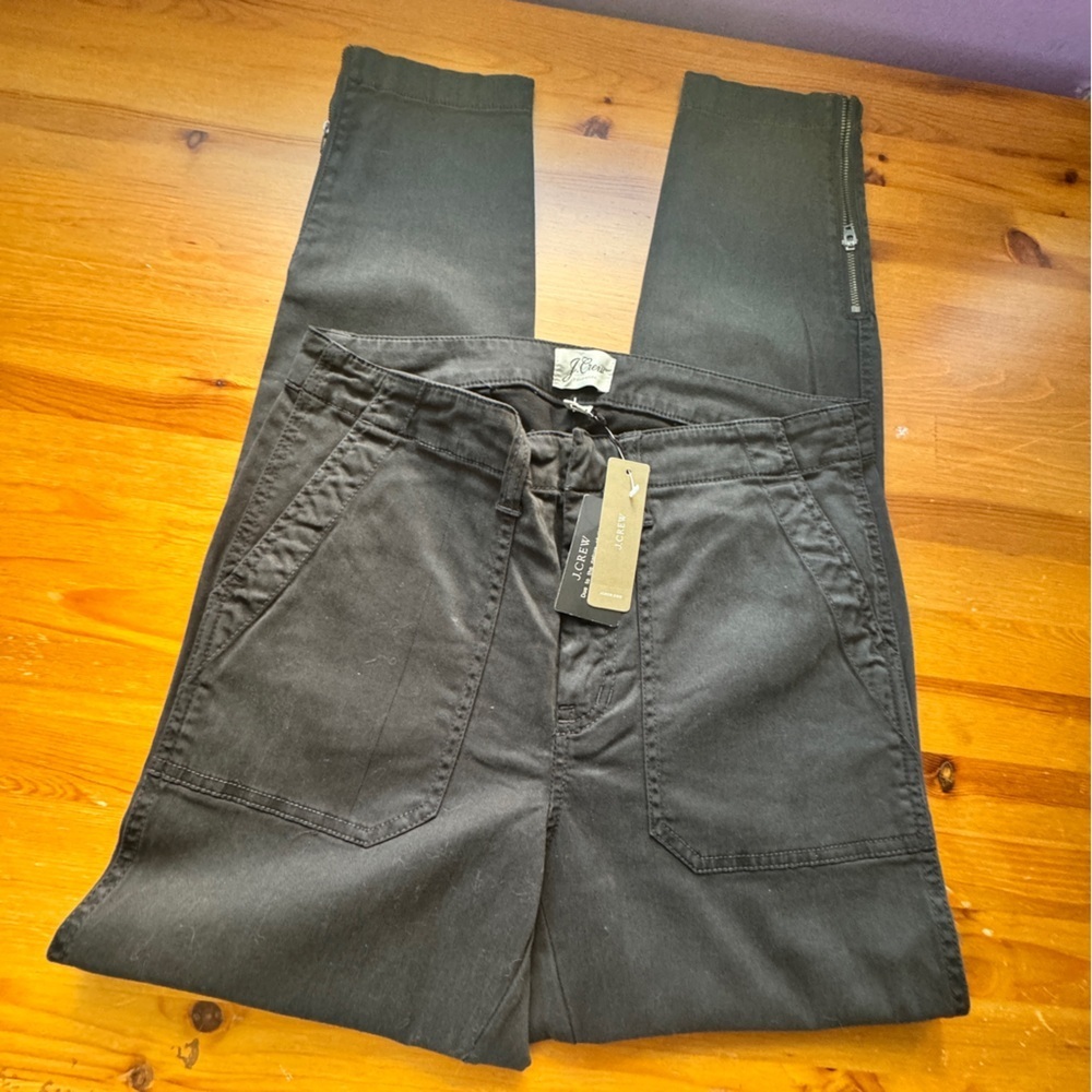 Jcrew black denim highrise jeans size 28 NWT